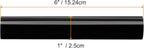 HARFINGTON Acrylic Clay Roller 6 Inch x 1 Inch Solid Non-Stick Plastic Round - Image 2