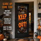Halloween Door Decorations - Halloween Keep Out Door Cover - Image 4