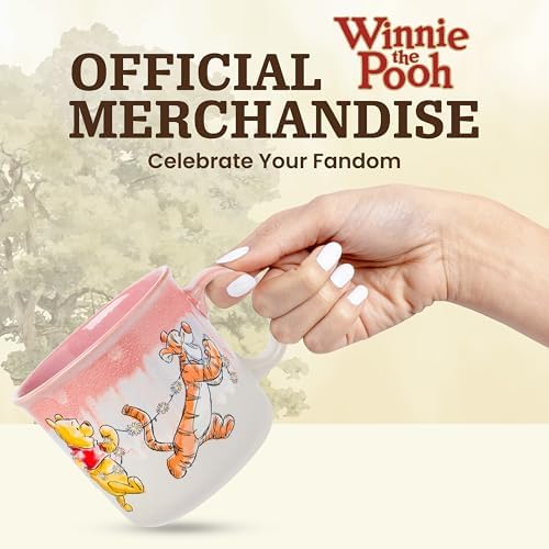 Silver Buffalo Disney Winnie the Pooh, Reactive Glaze Camper Mug, 20oz - Image 4