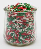 CHRISTMAS Sprinkles Green, Red & White BULK Jimmies 1 Pound Bag - Holiday Edible Cake Cupcakes Dessert & Ice Cream Topping - Image 5