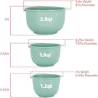 Glad Mixing Bowls with Pour Spout, BPA Free, Dishwasher Safe Plastic | Kitchen - Image 3