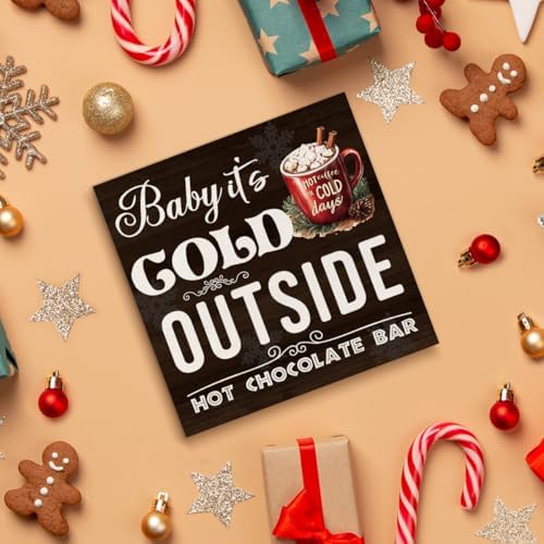 Hot Chocolate Bar Christmas Decorations - Winter Christmas Decor - Image 4