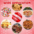 Marspark 100 Sheet Christmas Snowflake Wax Paper for Food 12 x 12 Inch - Image 6