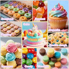 Food Coloring Liquid 25mlx10 Colors for Baking,Cherrysea Food Grade Cake Food Coloring Set for Halloween, Fondant, Cookies, Icing, Easter Egg Dessert Decorating Making DIY Supplies Kit - Image 2