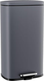 Arlopu 8 Gallon Step Trash Can, Stainless Steel Garbage Bin, Soft-Close Rubbish by Arlopu