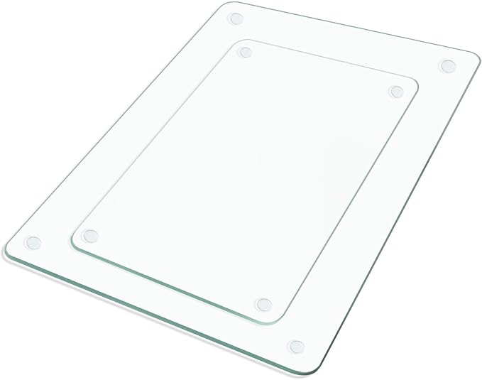 Tempered Glass Cutting Board, Set of Glass Cutting Board by Unknown