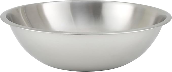 Winco Heavy-Duty Mixing Bowl, Stainless Steel by Fonteme