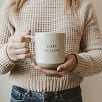Sweet Water Decor Cozy Season Stoneware Coffee Mug | Fall and Winter Novelty Coffee Mugs | Microwave & Dishwasher Safe | 14oz Coffee Cup | Holiday Gift - Image 2