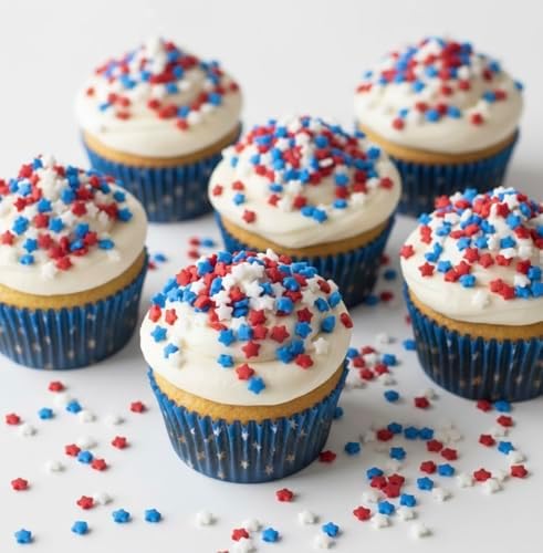 Sprinkles | Colored Sugar | Patriotic Sprinkles | Red white and blue sprinkle | Cocktail sugar | Cupcake sprinkle | Cake sprinkles | Manvscakes | 3 ounces - Image 6