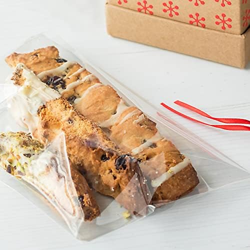 6x12 In Self Sealing Cellophane Bags, Clear Cellophane Bags 200PCS - Image 6