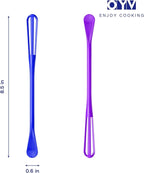 OYV Colorful Mini Whisk, Mini Spoon, Tiny Whisk 7 Pieces, Mini Small Wisk - Image 6