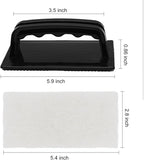 YoleShy Handled Scrubber Set, Non-Scratch Bathroom Scrubbing Pads, Bathtub - Image 2