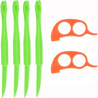 Soft Home Premium Plastic Orange Peeler Lemon Citrus Peel Cutter Vegetable - Image 6