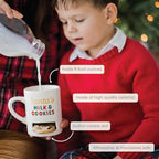 Pearhead Santa's Milk & Cookies Christmas Mug, Holiday Home Décor, 9 oz - Image 2
