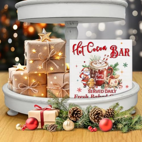 Christmas Sign Decor, Hot Cocoa Bar Decorations, Christmas Coffee Bar - Image 7