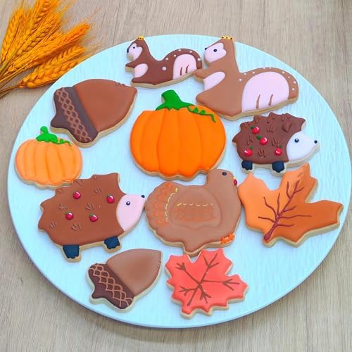 MrCookie Large Autumn/Fall Cookie Cutters,Thickened Stainless Steel - Image 2
