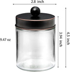 Apothecary Jar Canisters Bathroom Vanity Organizer - Image 6