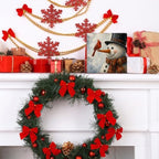 Christmas Snowman Decor, Red Cardinal Christmas Wood Sign Holiday Decor - Image 6