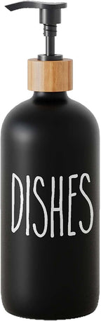 Glass Soap Dispenser for Kitchen Sink and Bathroom by Aeakey