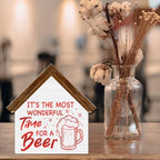 Christmas Bar Sign Decor, It's the Most Wonderful Time for a Beer - Image 5