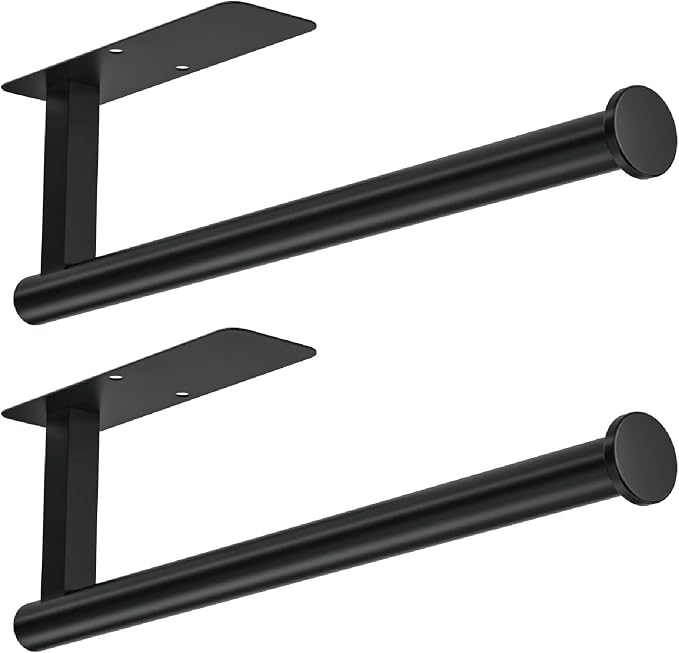 ASTOFLI Paper Towel Holder Under Cabinet No Drilling, Self Adhesive Paper Towel by ASTOFLI