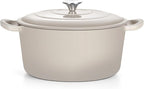 TeamFar Enameled Cast Iron Dutch Oven, 7qt Dutch Oven Pot Nonstick Cookware by TeamFar