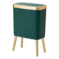 Procade Trash Can with Lid, Small Bathroom Garbage Can with Lid, Plastic Trash by MostPopularTrashCans