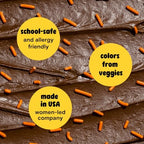 Supernatural Orange Softies Sprinkles, Dye-Free Vegan Dessert Decor, 16oz - Image 4