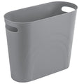 rejomiik Small Trash Can, 3.5 Gallon Slim Garbage Can Plastic Waste Basket by rejomiik