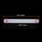 HARFINGTON Fondant Rolling Pin 12 Inch x 1.38 Inch Adjustable Guide Rings - Image 2