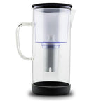 Glass Pitcher with Mineral Rich pH Balancing Filter, Sleek Glass Lid – Brita by Vitev