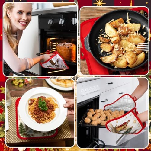 Jingmore 12 Pcs Christmas Christian Pot Holders with Pocket Gift Bulk - Image 6