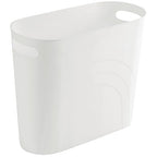 rejomiik Small Trash Can, 3.5 Gallon Slim Garbage Can Plastic Waste Basket by rejomiik