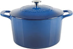 MARTHA STEWART Gatwick 7-Quart Enamel Cast Iron Dutch Oven Pot by MarthaStewart