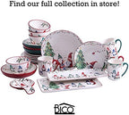 Bico Christmas Gnome Ceramic Mug Set of 4, Christmas Coffee Mugs, 16oz Holiday Cups for Tea, Cocoa, or Hot Drinks, Microwave & Dishwasher Safe - Image 5