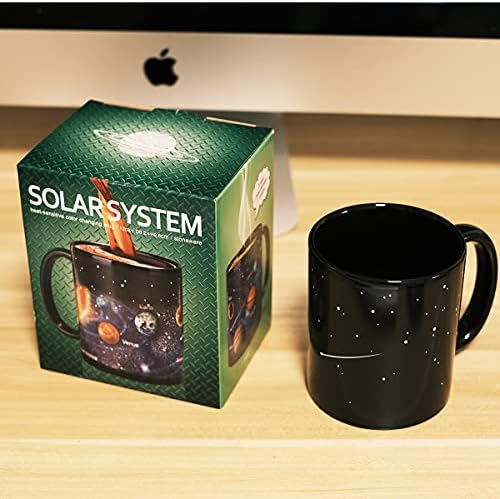 Kmiles Heat Changing Solar System Ceramic Mug Colour Changing Mug Magical Coffee Mug Tea Cup 12 Ounce - Novelty for Xmas Funny Gifts - Image 5