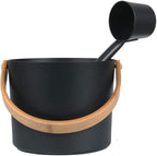 Sauna Bucket and Ladle Set, 1.85 Gallons Large Aluminum Sauna Bucket - Image 5