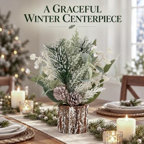 Winter Decor, Christmas Winter Decorations Centerpieces for Home Table - Image 5