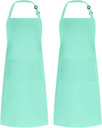 Syntus Apron for Men Women, Adjustable Cooking Kitchen Chef Aprons by Syntus