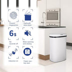 Kitchen Trash Can Office Bathroom Bedroom Waste Bin - Image 2
