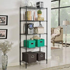 BestOffice | 5-Tier Wire Storage Shelves | 36x14x72 | Black | - Image 2