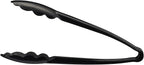 Plasticpro 7.5'' Serving Tongs Heavy Duty Reusable Kitchen and BBQ Black - Image 6