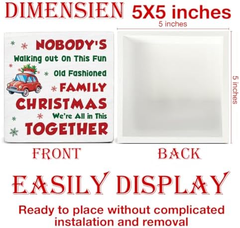 Funny Christmas Vacation Sign Decor, Christmas Decorations Indoor - Image 2