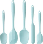 Silicone Spatula Set, 5 Piece Food Grade Rubber Spatulas by Hoewina