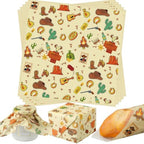 Marspark 100 Sheet Western Cowboy Wax Paper for Food Wrapping 12 x 12 Inch by Marspark