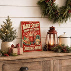Christmas Movie Sign, Hot Cocoa Decor, Retro Holiday Wall Art - Image 6