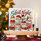 Silent Night Christmas Decor, Funny Medical Christmas Decorations - Image 3