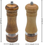 Classic Salt and Pepper Grinder Set, Refillable Salt and Pepper Mills, Manual - Image 4