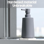 Small Soap Dispenser for Bathroom and Kitchen, Modern Farmhouse Striped Style - Image 5