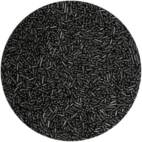 Black Sprinkles Jimmies 11.28 oz, Black Sprinkles For Cake Decorating, Cake Sprinkles, Sprinkles For Baking, Ice Cream & More, The Hampton Candy Company - Image 3